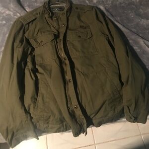 Dark green light jacket